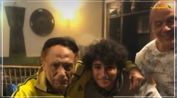 أول ظهور بعد وعكته الصحية.. عادل إمام بصحبة شقيقه وحفيده 1